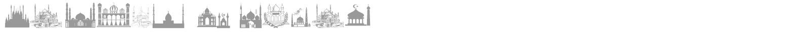 Masjid Al Imran font preview